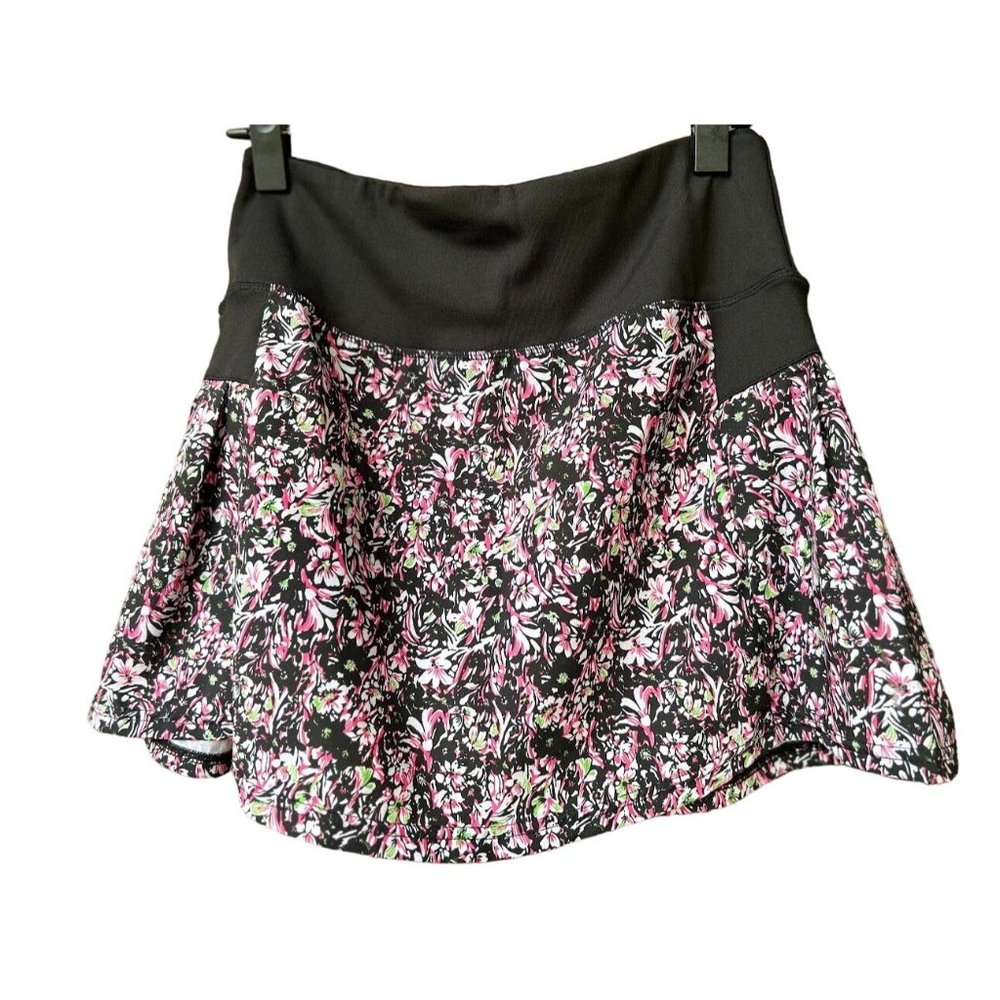 YOGO Athletica Tennis Running Floral Athletic Skirt Size M‎